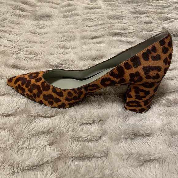 1. State leopard pumps with block heel and v-shape cut, women’s 11 - Picture 5 of 5